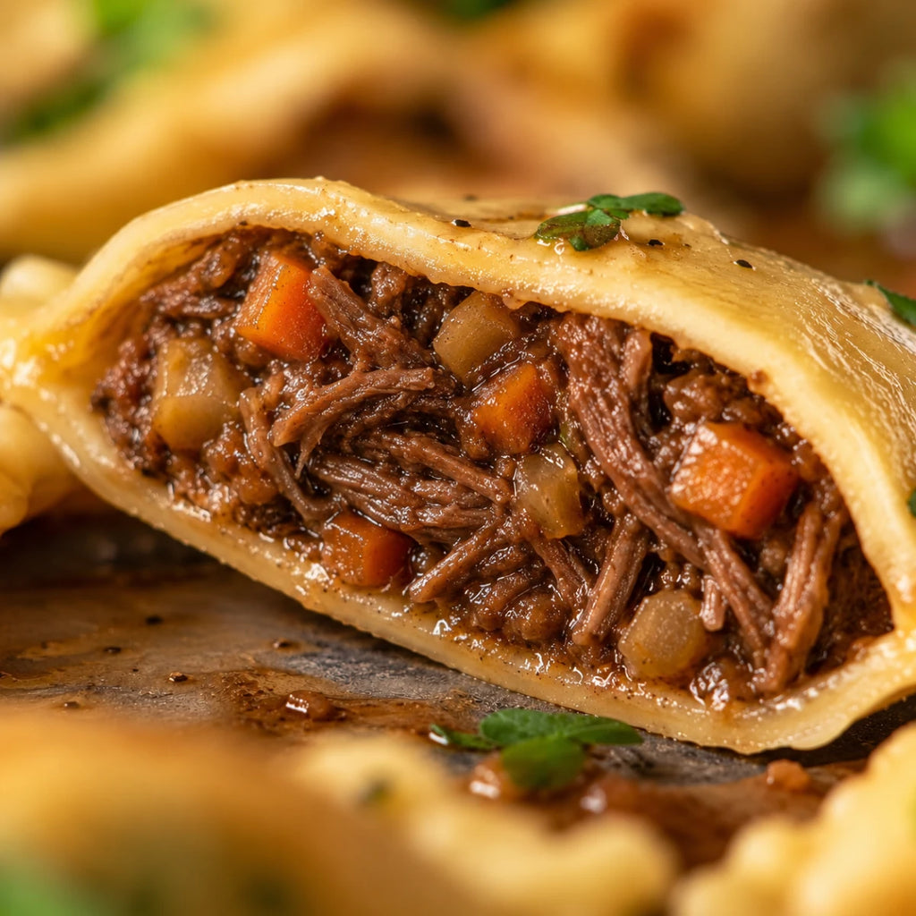 Raviolis Frais au Bœuf Braisé