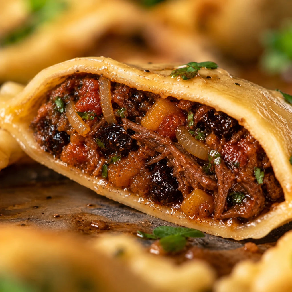 Raviolis Frais au Bœuf à la Marocaine
