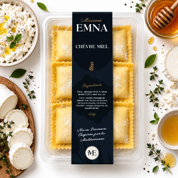 Raviolis Frais au Chèvre Miel