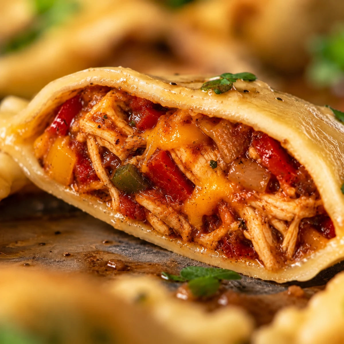 Raviolis Frais au Poulet à la Mexicaine